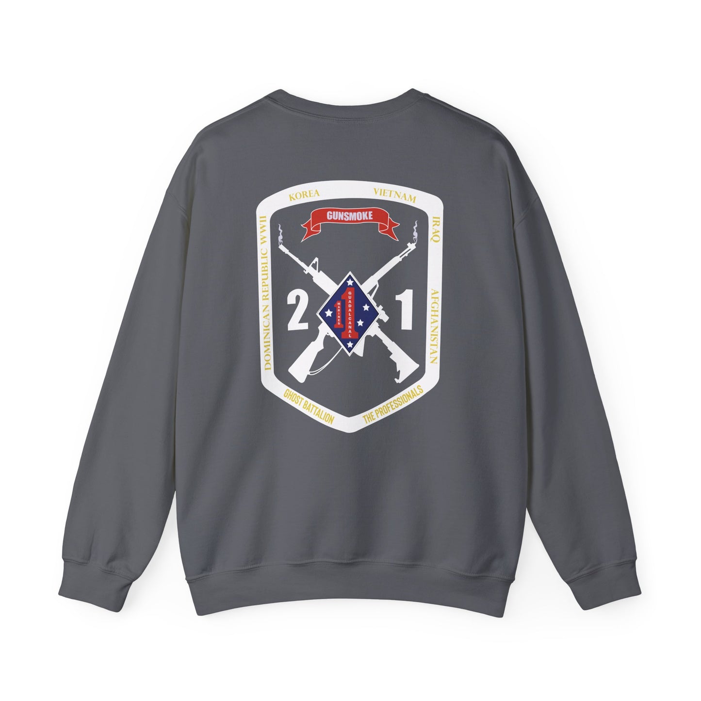 2nd Battalion 1st Marines White Logo Unit Sweater