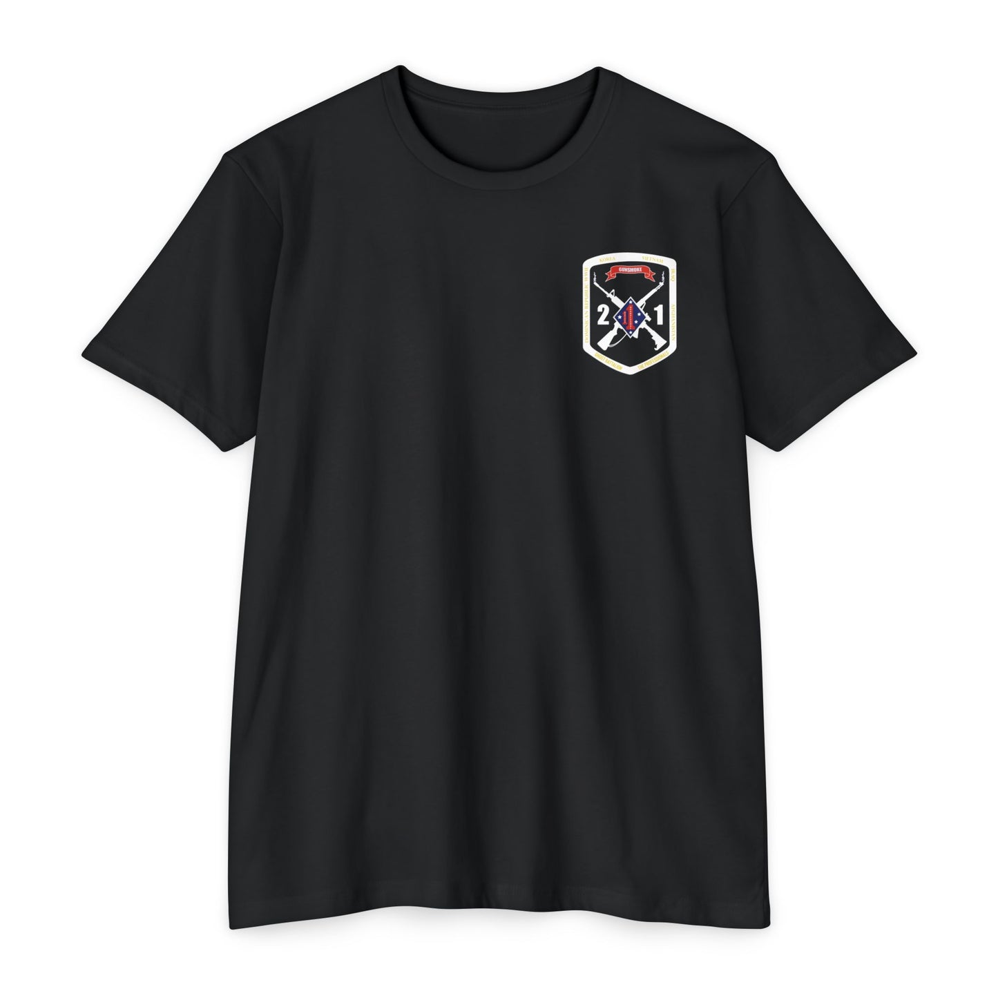 2nd Battalion 1st Marines White Logo Unit Tee