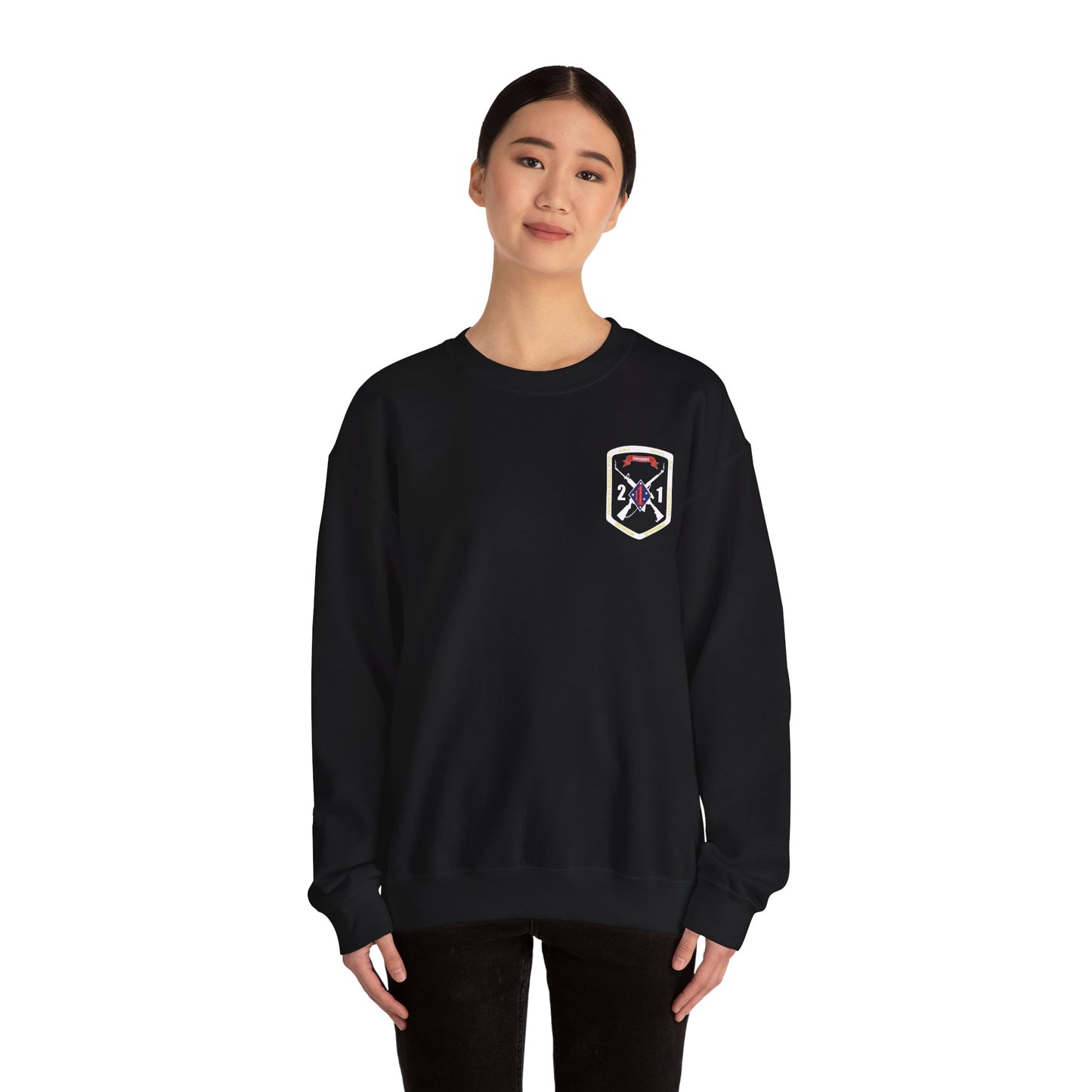 2nd Battalion 1st Marines White Logo Unit Sweater