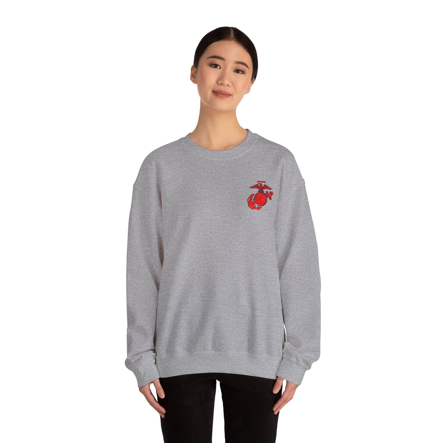 Old School Mighty P-3 w/ Red EGA Crewneck Sweater