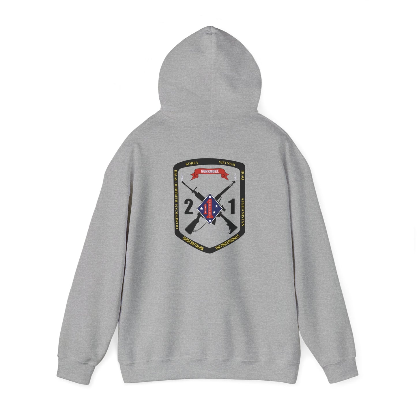 2nd Battalion 1st Marines Black Logo Unit Hoodie
