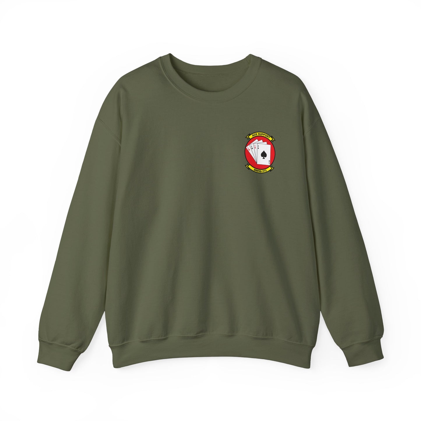MWSS-373 Ace Support Green Unit Crewneck Sweater