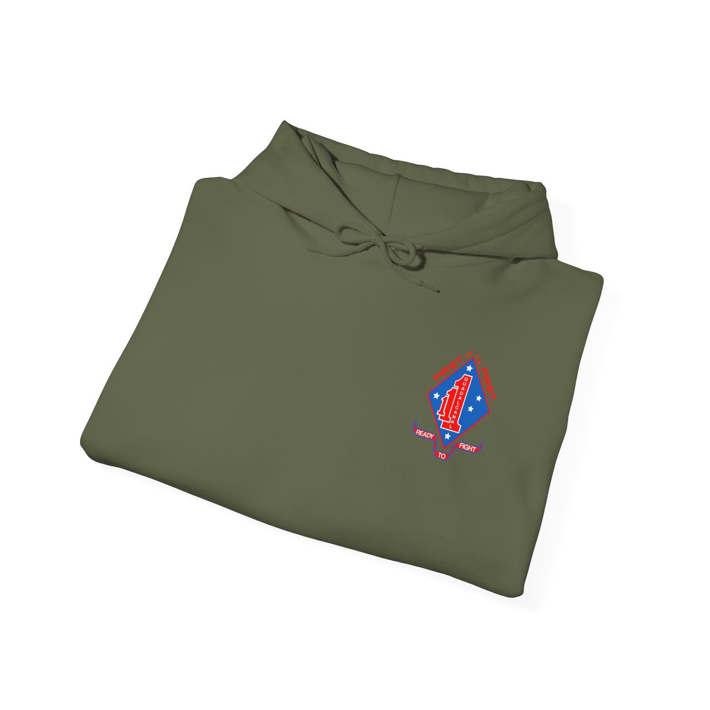 1st Battalion 1st Marines Unit Hoodie in Full Color