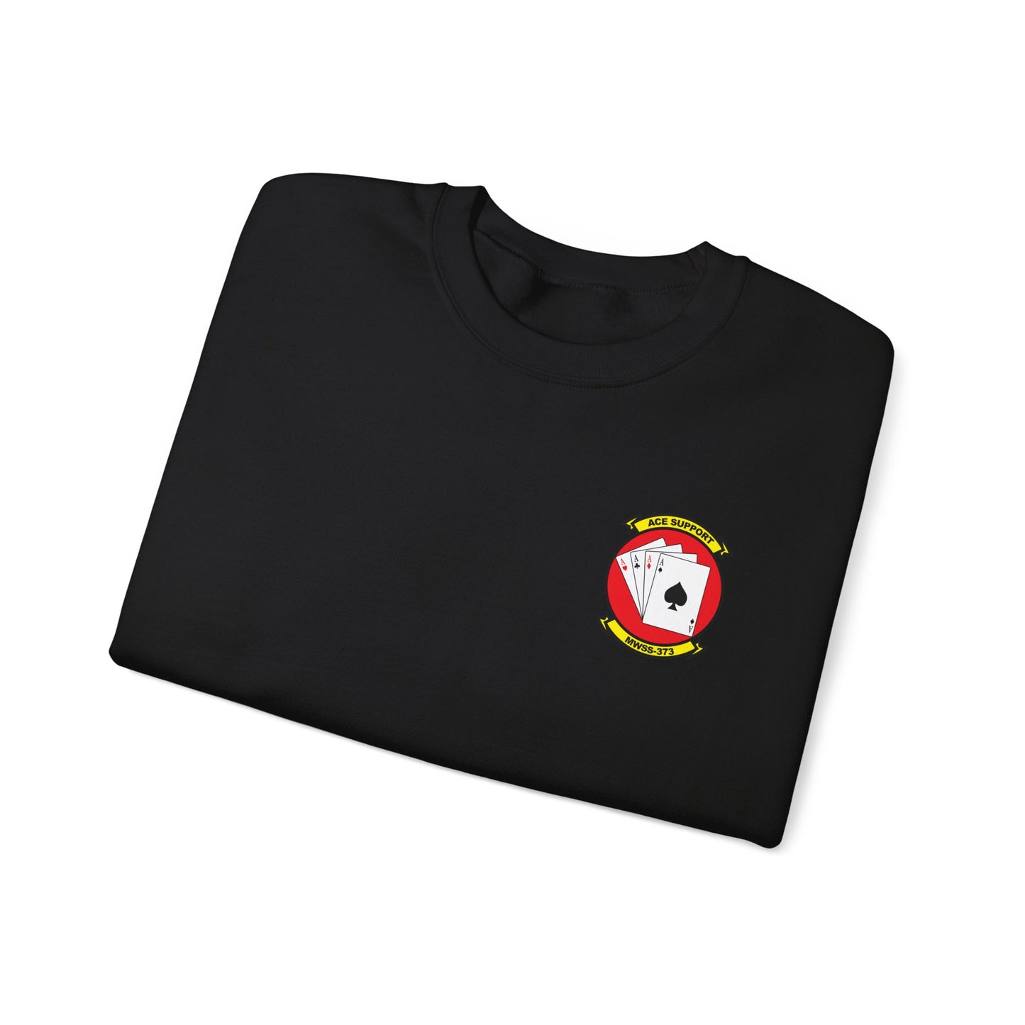 MWSS-373 Ace Support Black Unit Crewneck Sweater