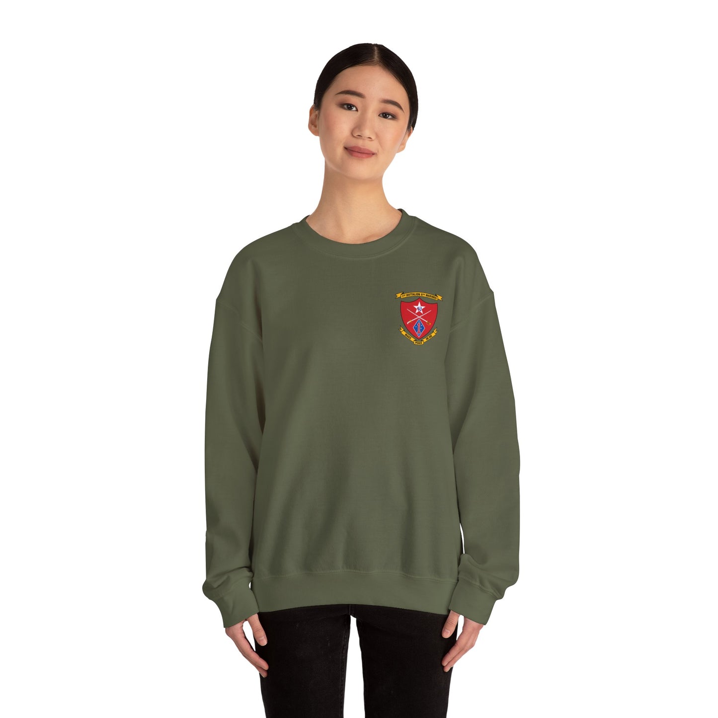 1st Battalion 5th Marines Unit Crewneck Sweatshirt