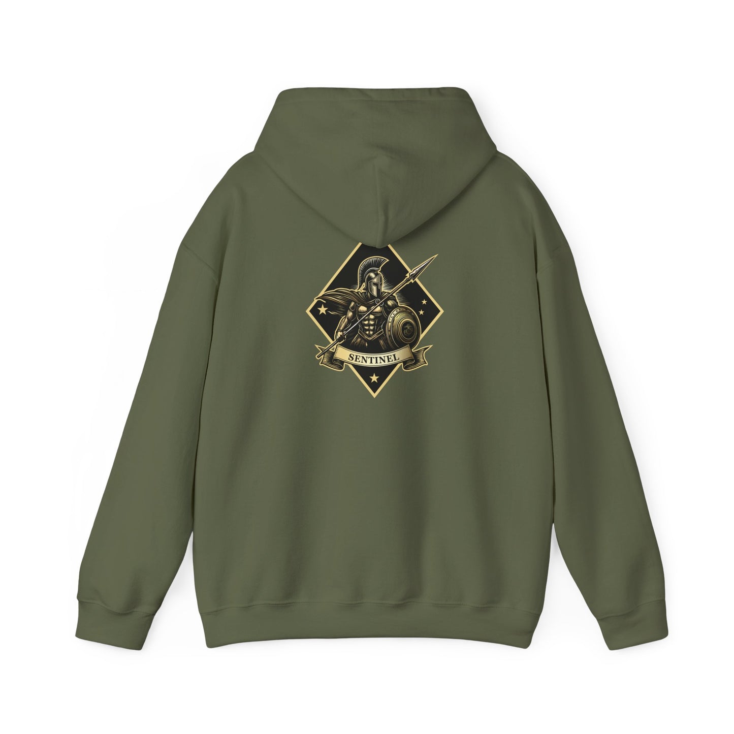 1st Marine Regiment Sentinel Company Black Logo Hoodie