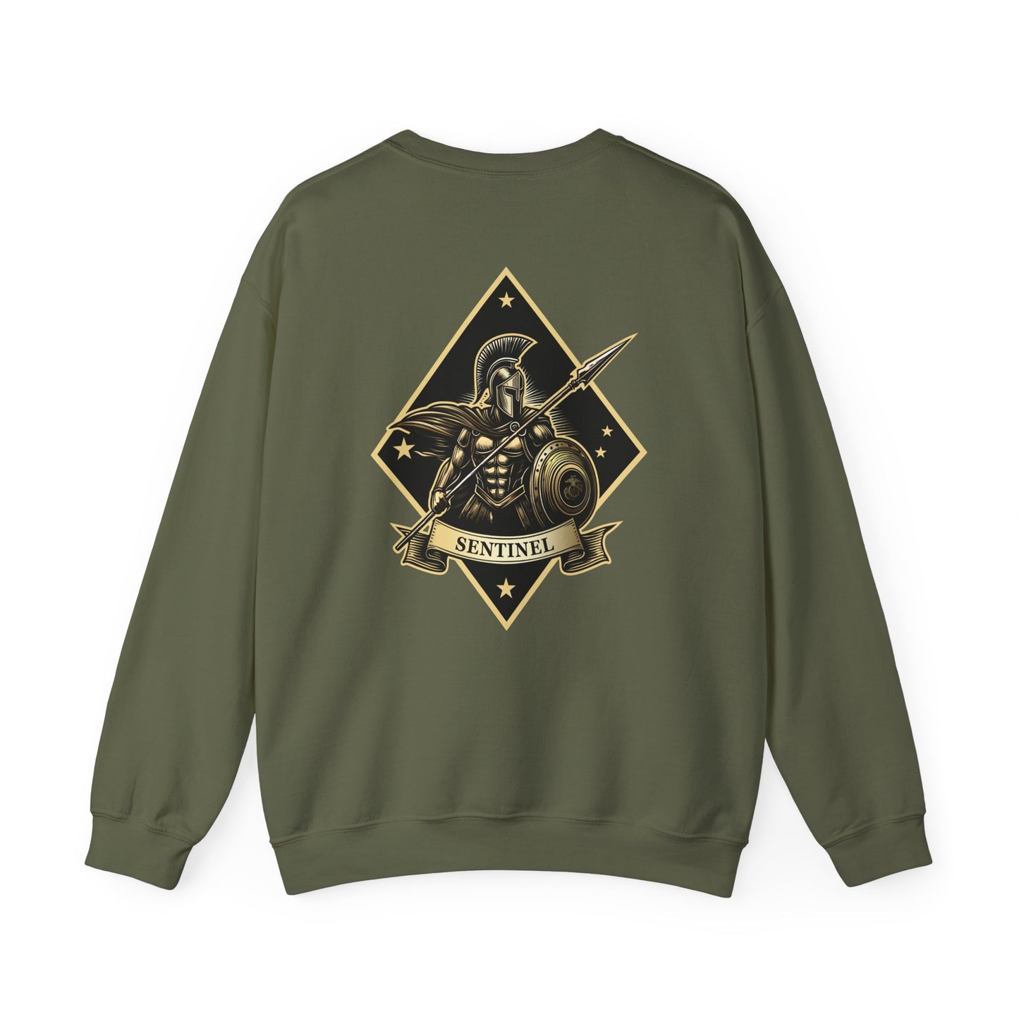 1st Marine Regiment Black Logo Sentinel Company Sweater