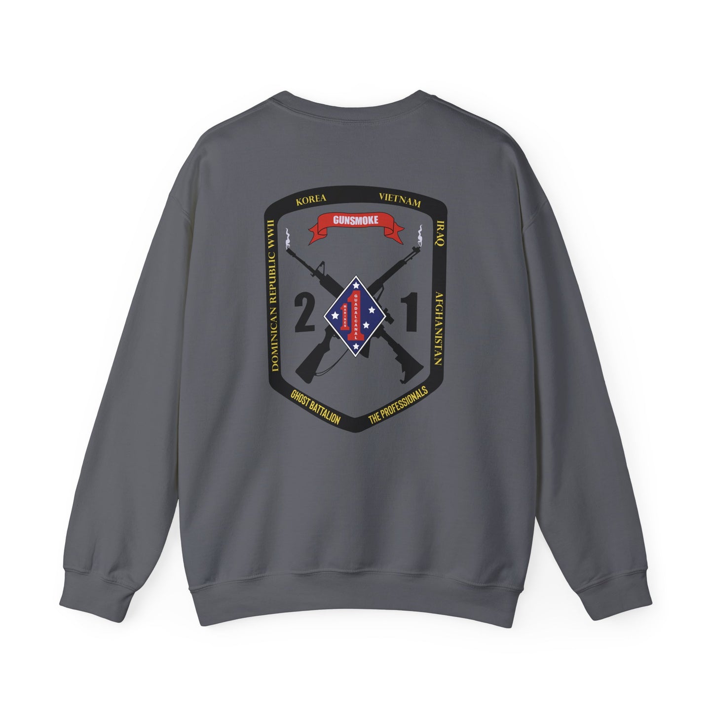 2nd Battalion 1st Marines Black Logo Unit Sweater