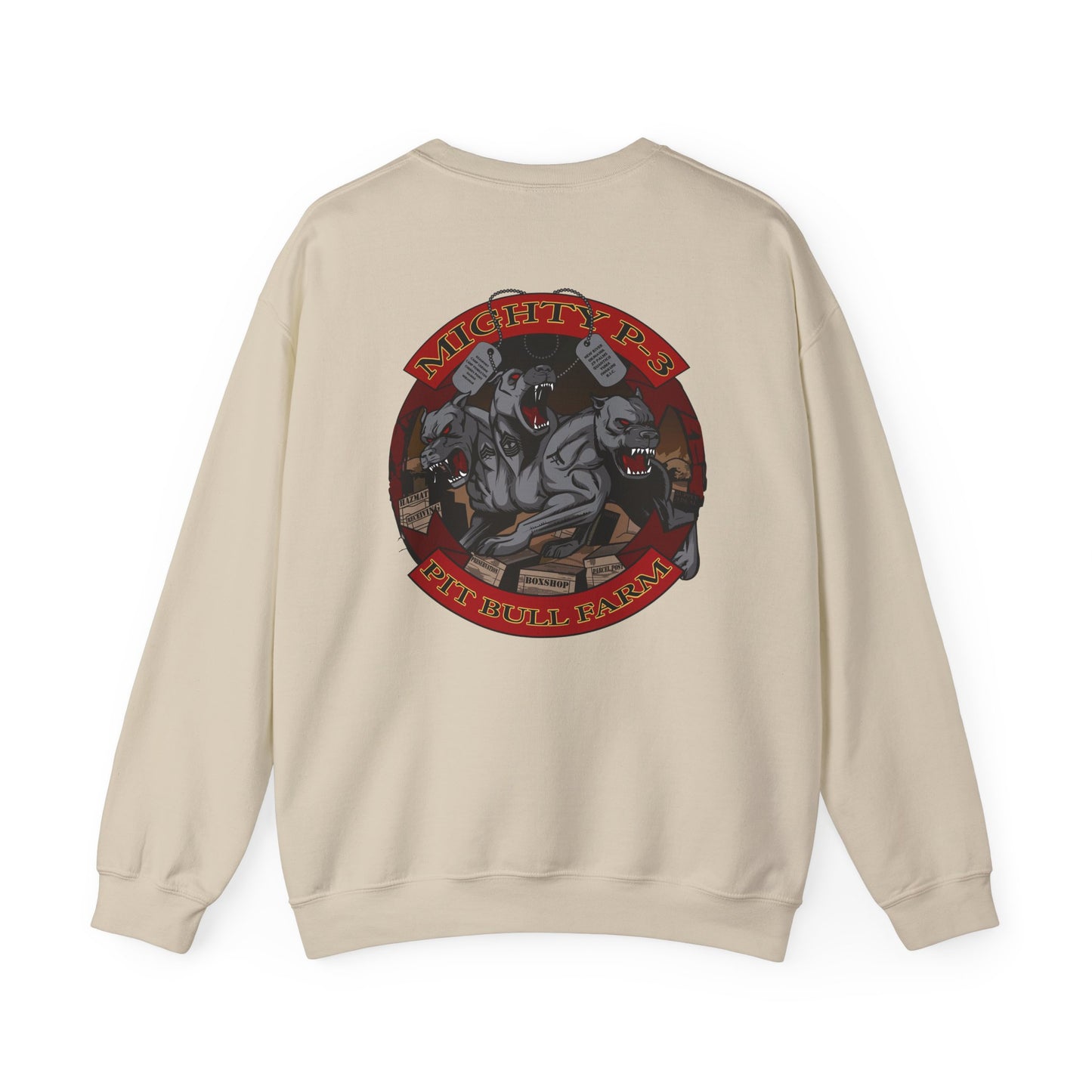 Old School Mighty P-3 w/ Red EGA Crewneck Sweater