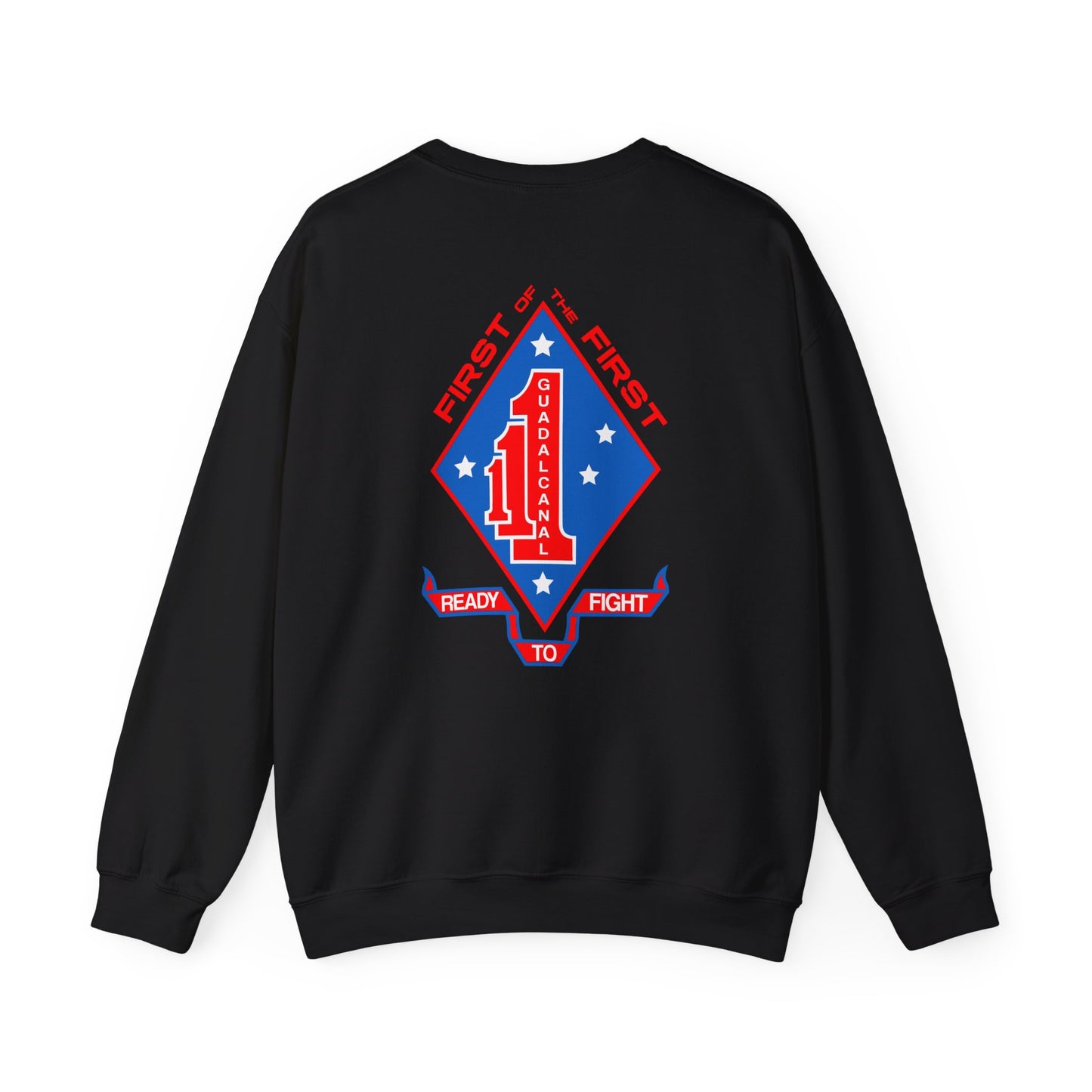 1st Battalion 1st Marines Unit Full Color Crewneck Sweater