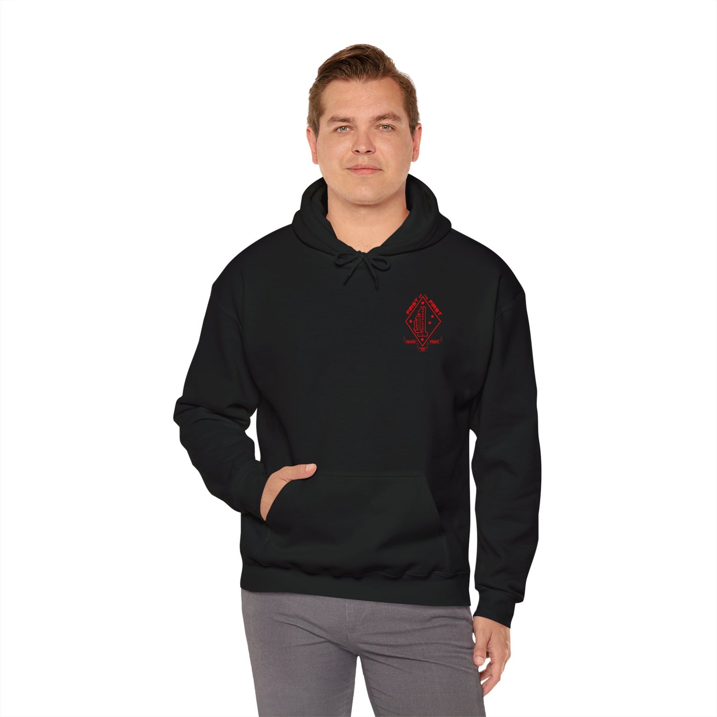 1st Battalion 1st Marines Alpha Co. Full Color Unit Hoodie
