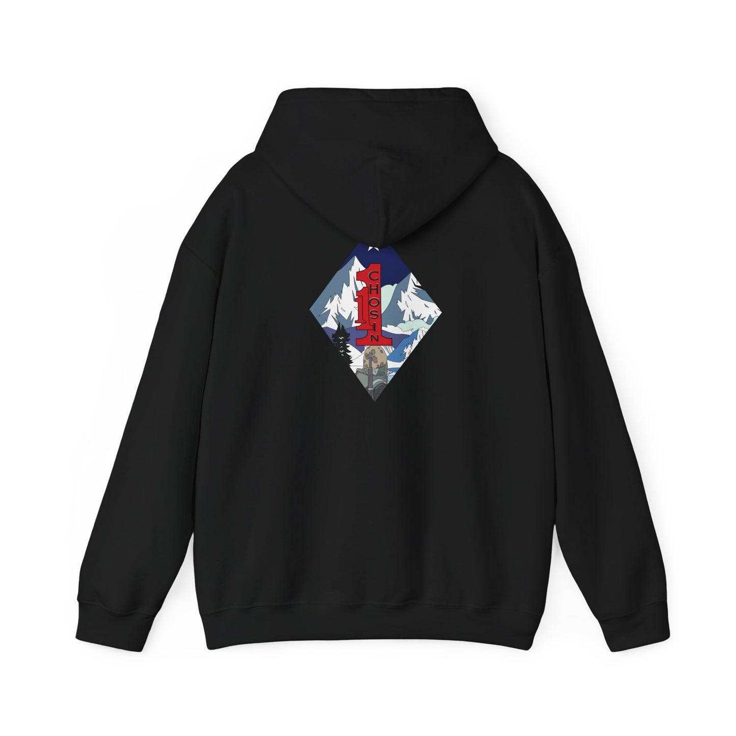 1st Battalion 1st Marines Charlie Co. Black Unit Hoodie