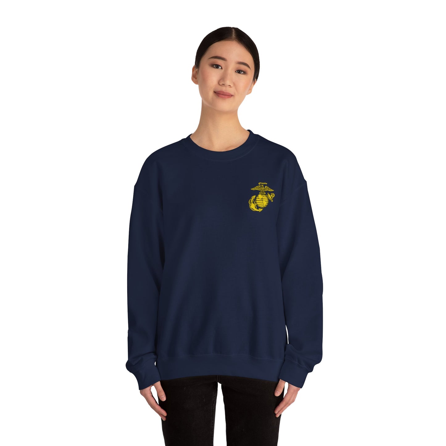 Old School Mighty P-3 w/ Yellow EGA Crewneck Sweater