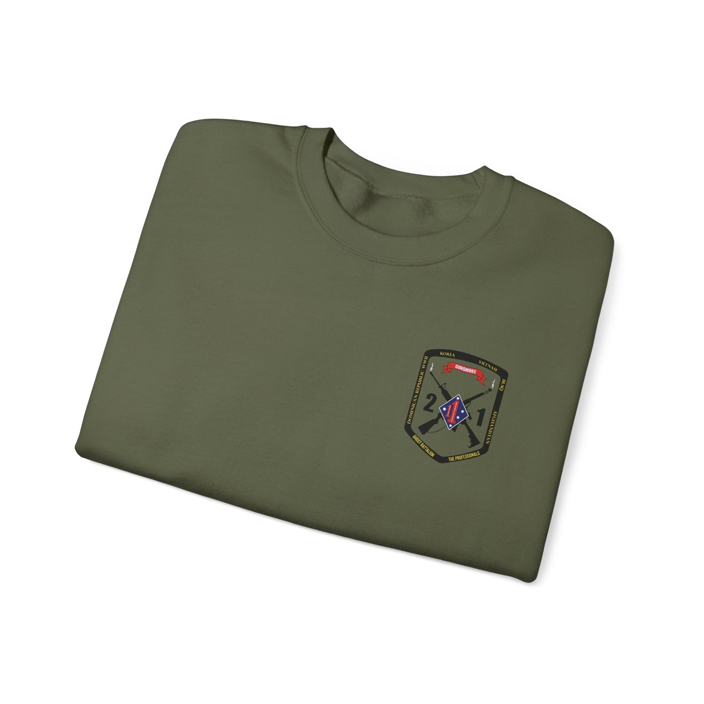 2nd Battalion 1st Marines Black Logo Unit Sweater
