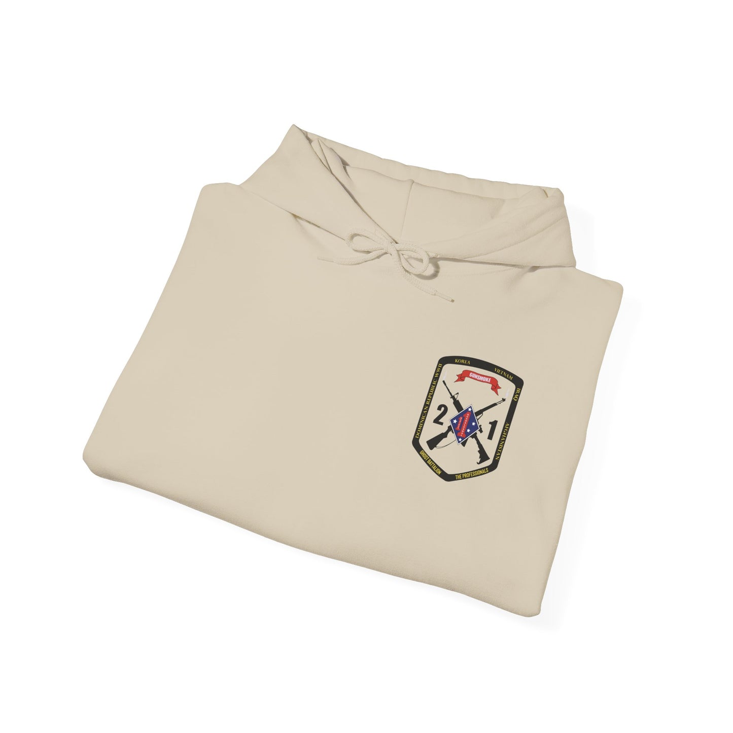 2nd Battalion 1st Marines Black Logo Unit Hoodie