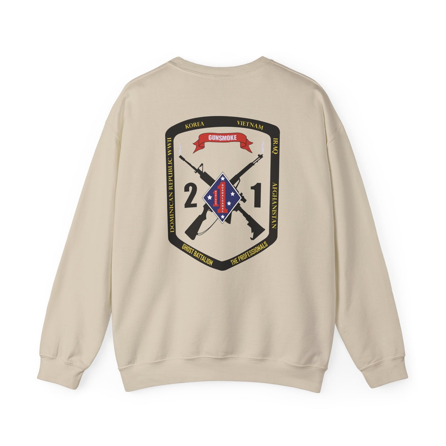 2nd Battalion 1st Marines Black Logo Unit Sweater