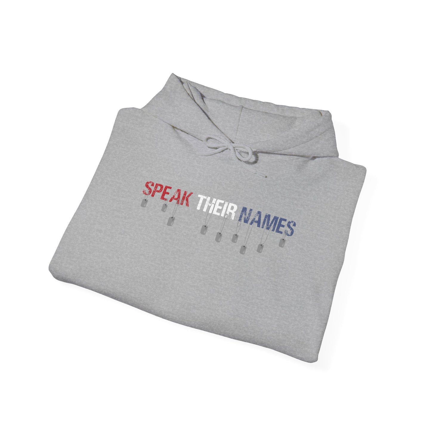 Speak Their Names Hoodie (Red, White and Blue)