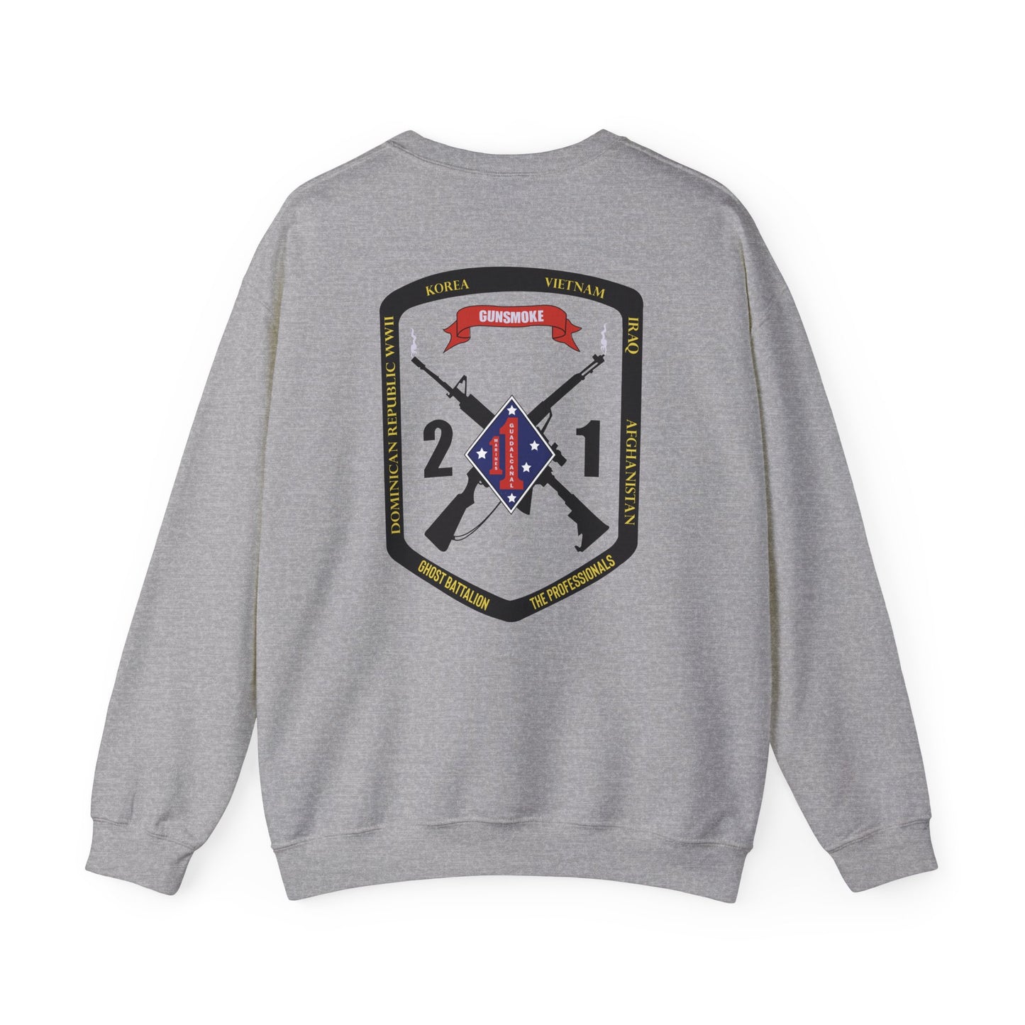 2nd Battalion 1st Marines Black Logo Unit Sweater
