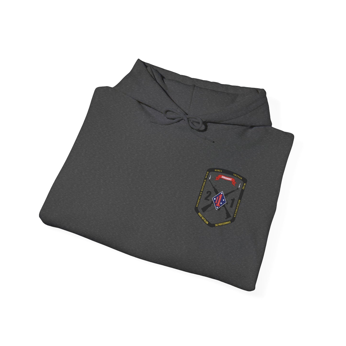 2nd Battalion 1st Marines Black Logo Unit Hoodie
