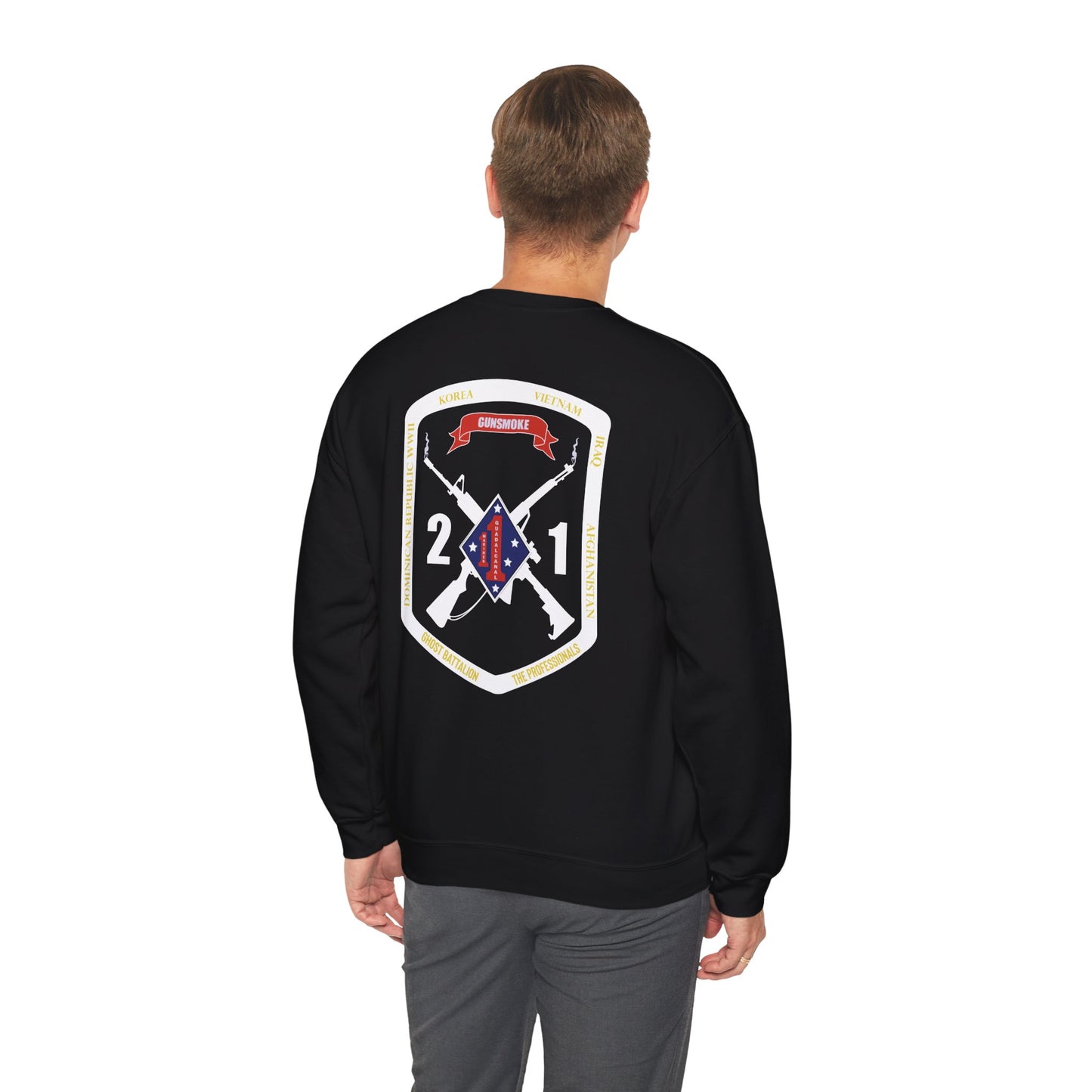 2nd Battalion 1st Marines White Logo Unit Sweater