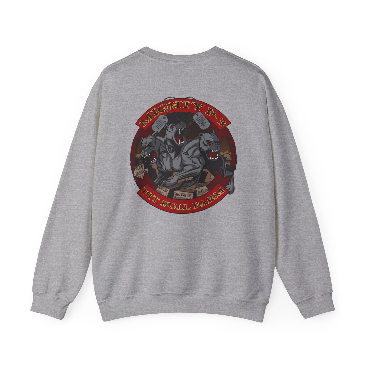 Old School Mighty P-3 w/ Red EGA Crewneck Sweater