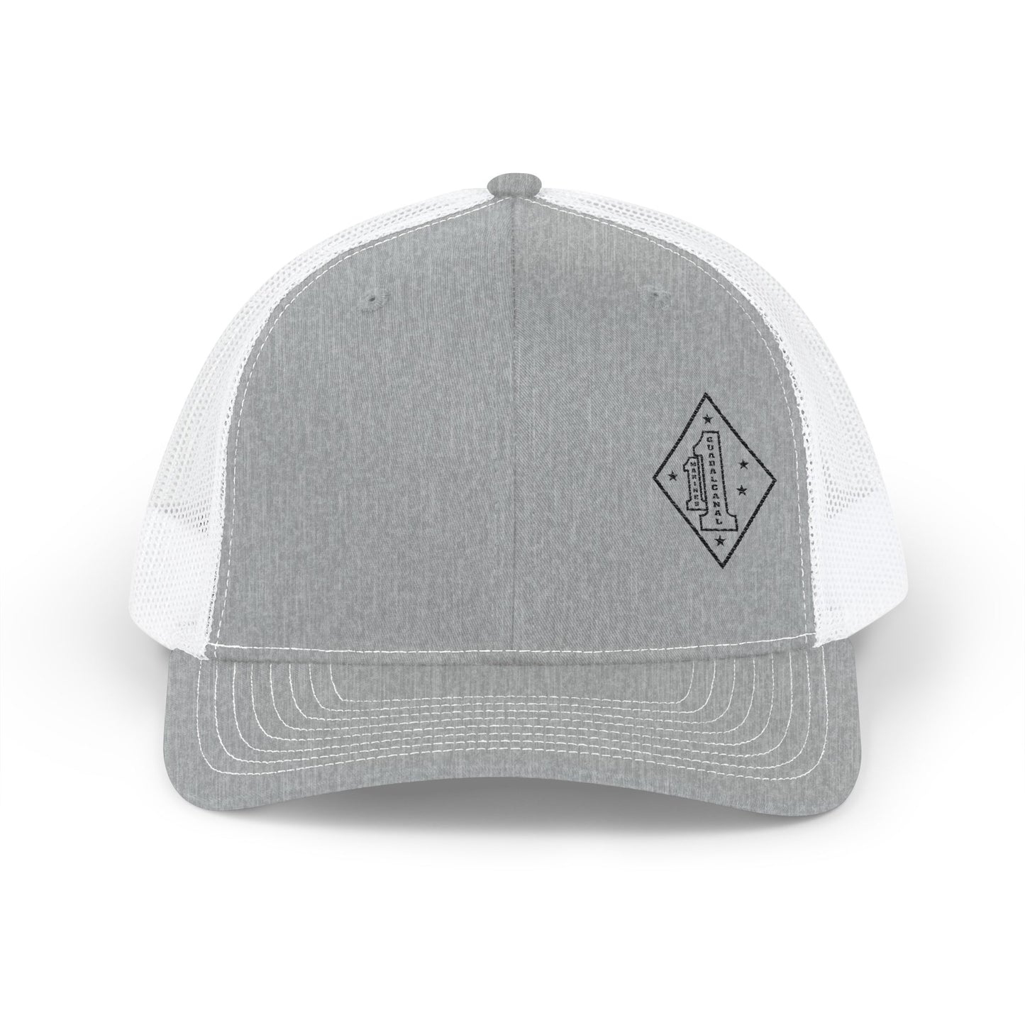 1st Marines Embroidered Trucker Hat One Color