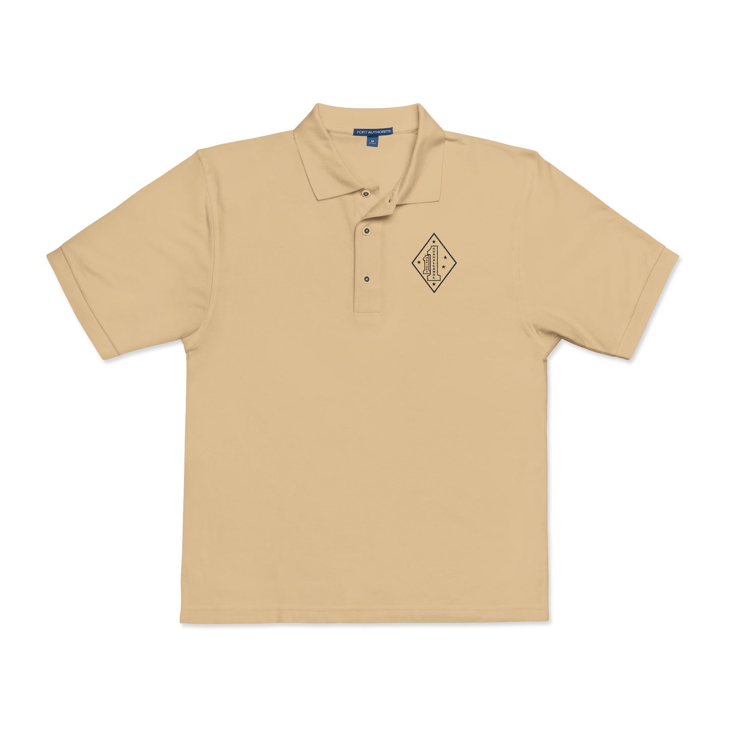 1st Marines Embroidered Polo Single Color