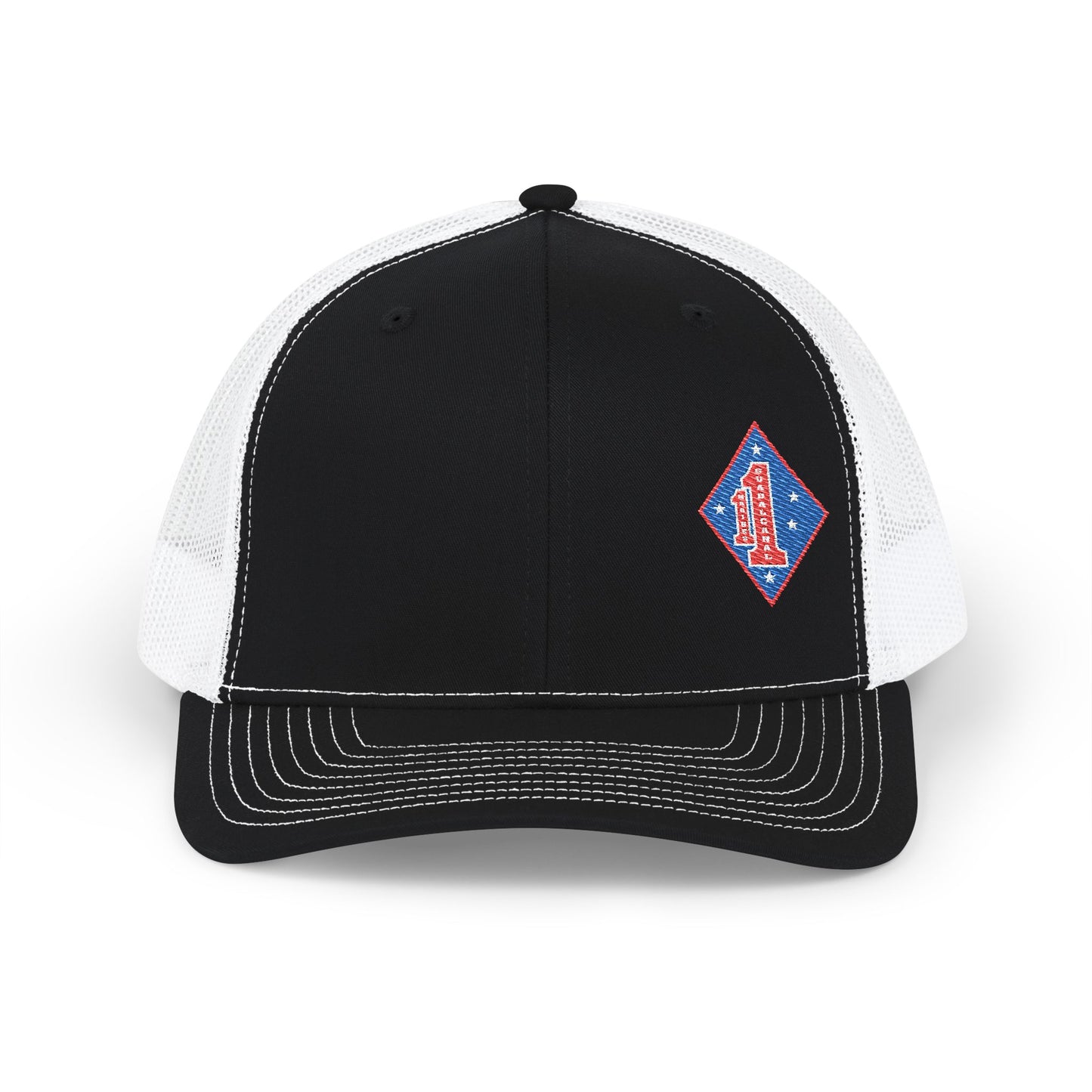1st Marines Embroidered Trucker Hat Full Color