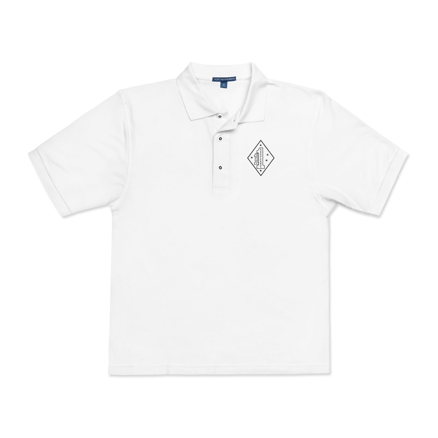 1st Marines Embroidered Polo Single Color