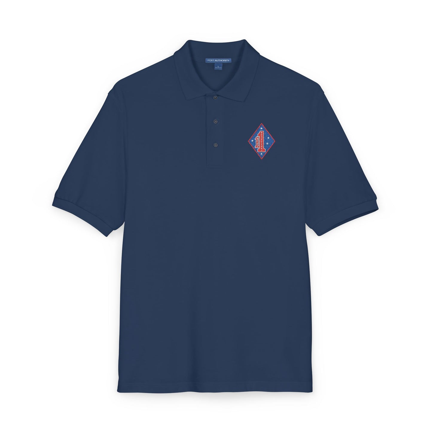 1st Marines Embroided Polo Full Color