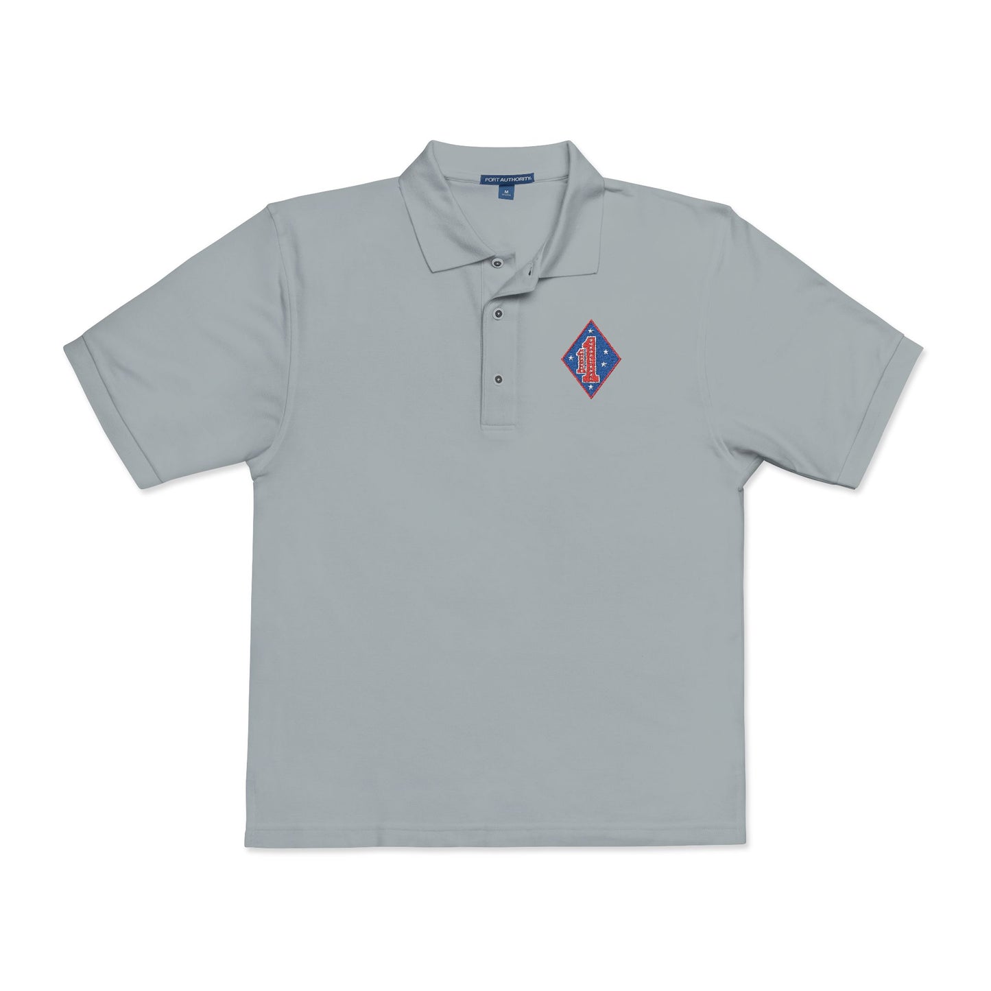 1st Marines Embroided Polo Full Color
