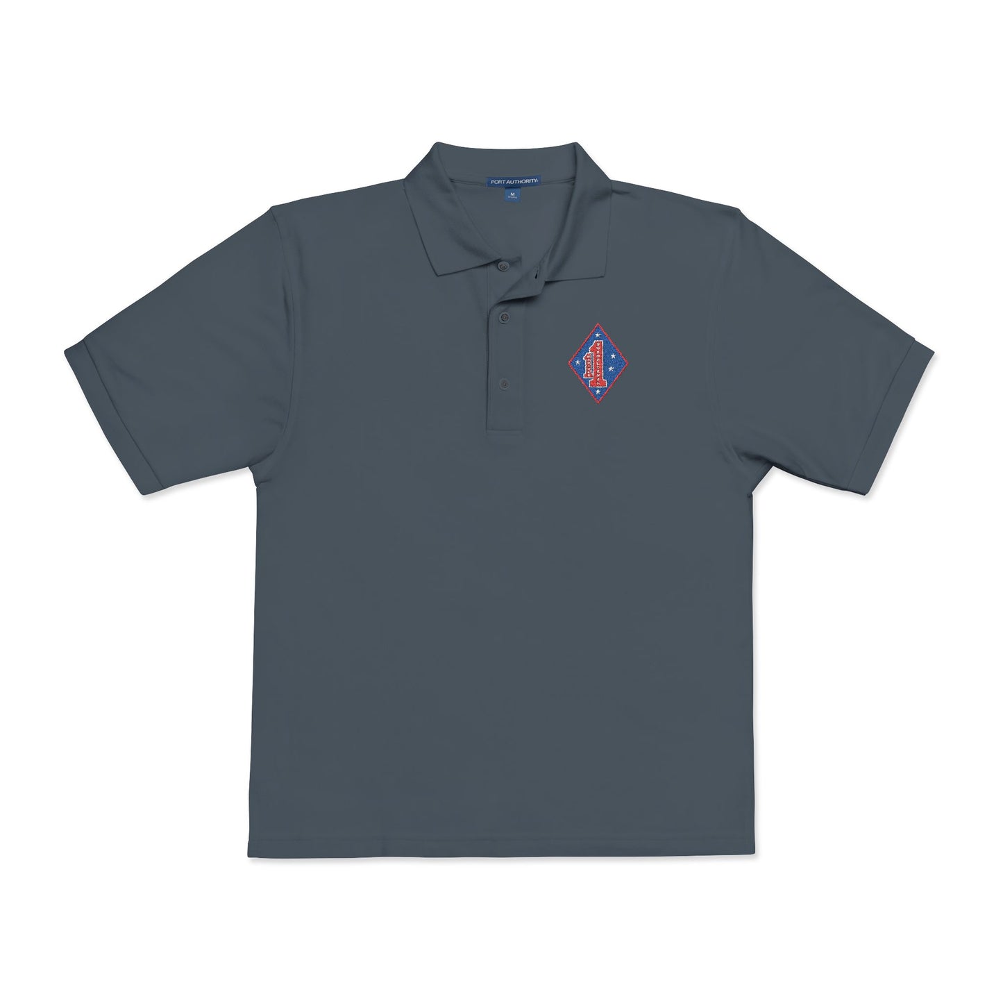 1st Marines Embroided Polo Full Color