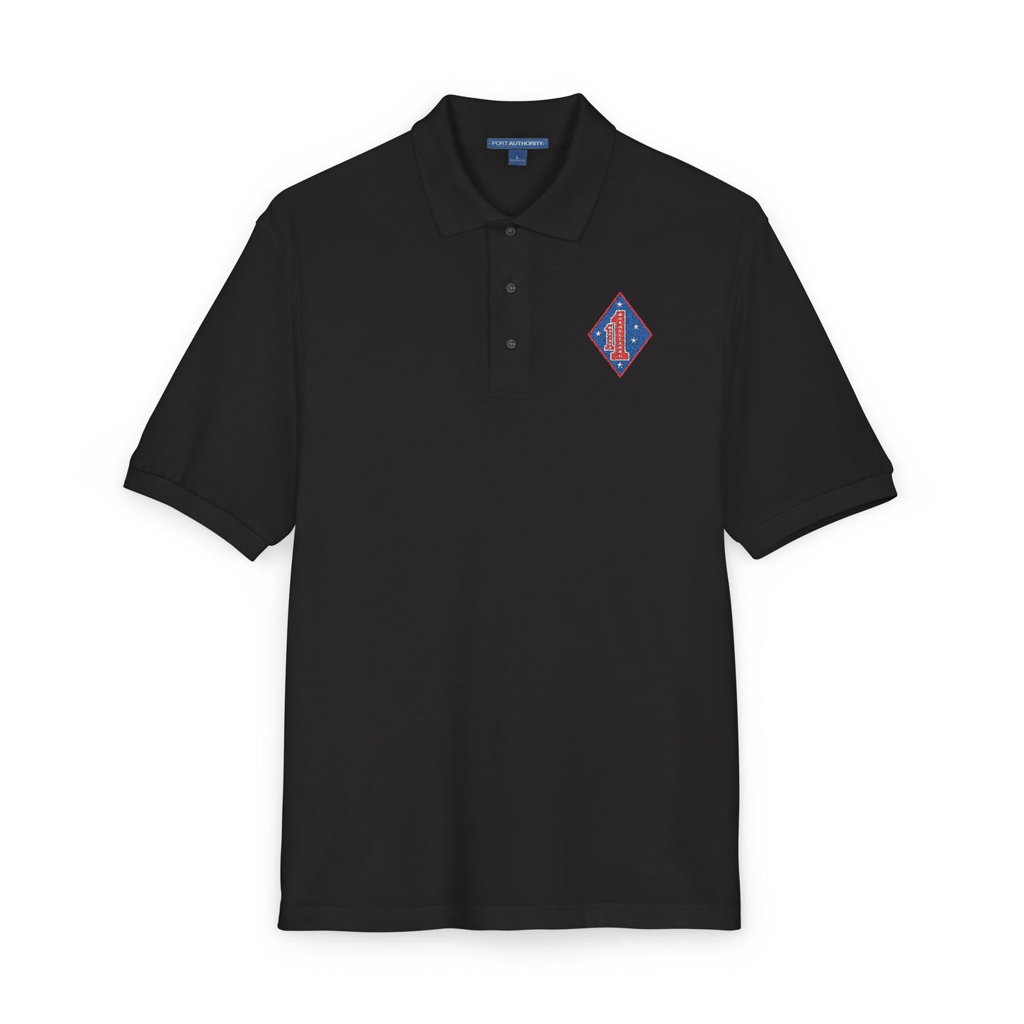 1st Marines Embroided Polo Full Color