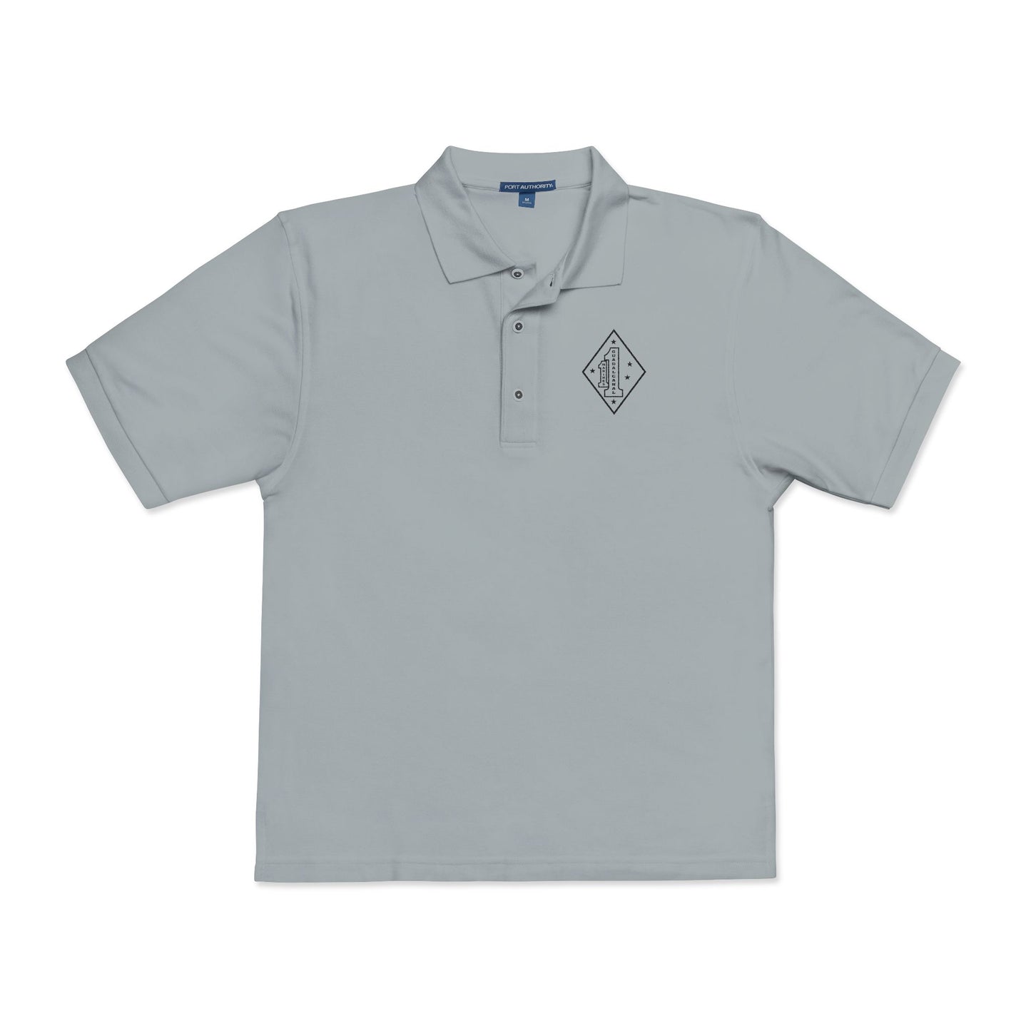 1st Marines Embroidered Polo Single Color