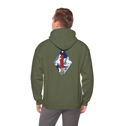 1st Battalion 1st Marines Charlie Co. Green Unit Hoodie