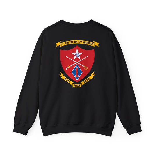 1st Battalion 5th Marines Unit Crewneck Sweatshirt