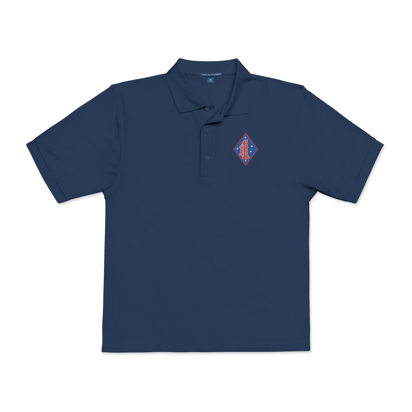 1st Marines Embroided Polo Full Color