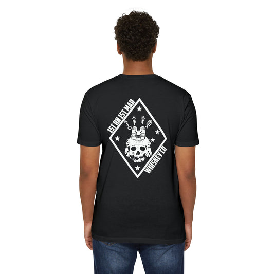 1st Battalion 1st Marines Weapons Co. Black Unit Tee