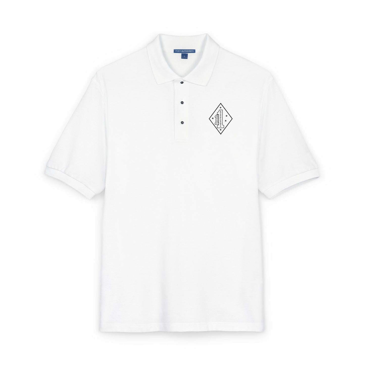 1st Marines Embroidered Polo Single Color