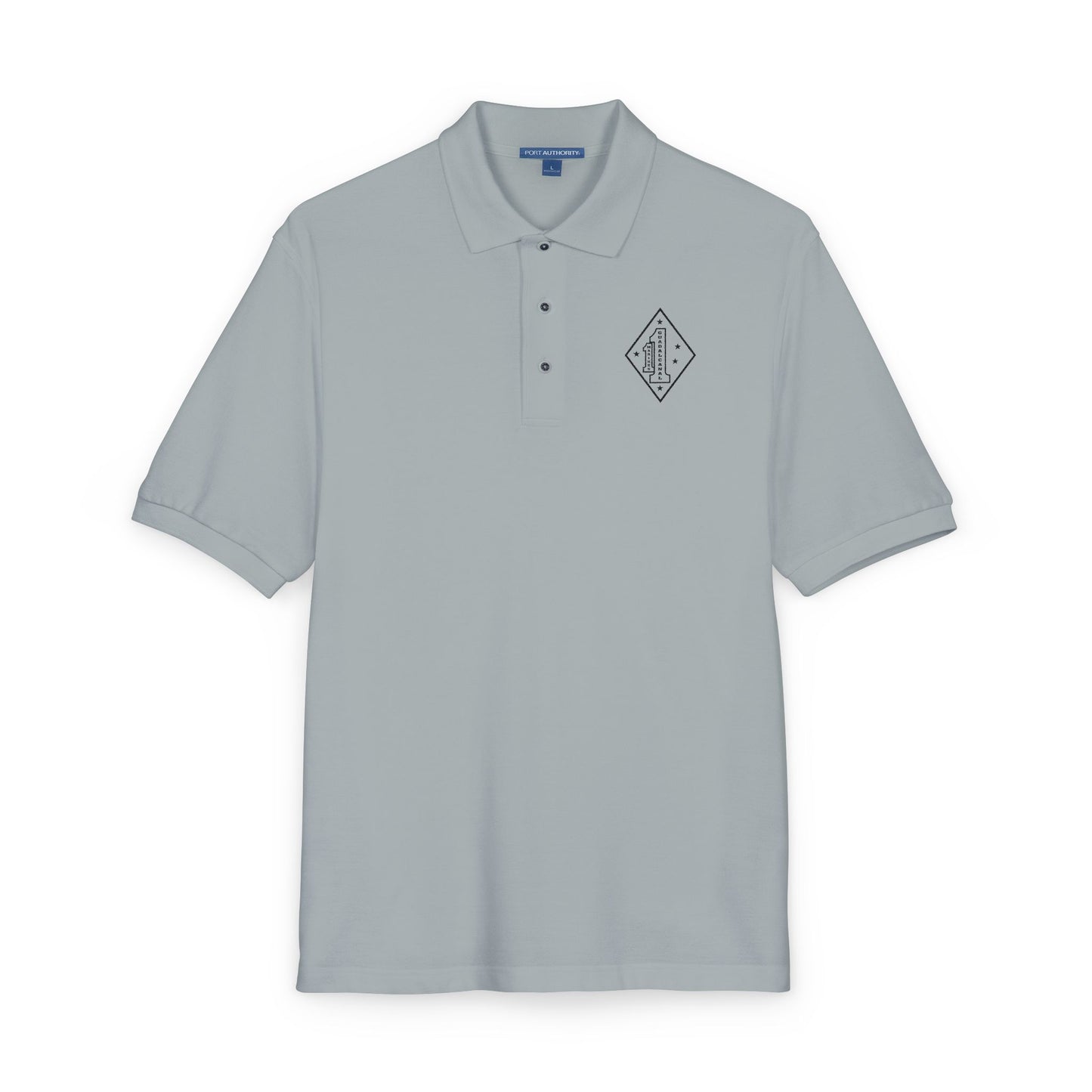 1st Marines Embroidered Polo Single Color
