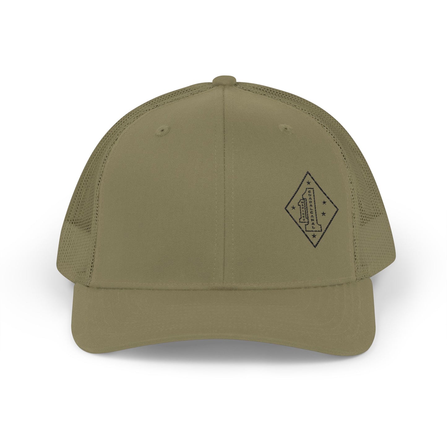 1st Marines Embroidered Trucker Hat One Color