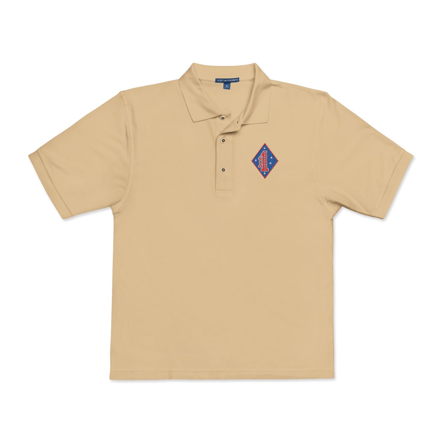 1st Marines Embroided Polo Full Color