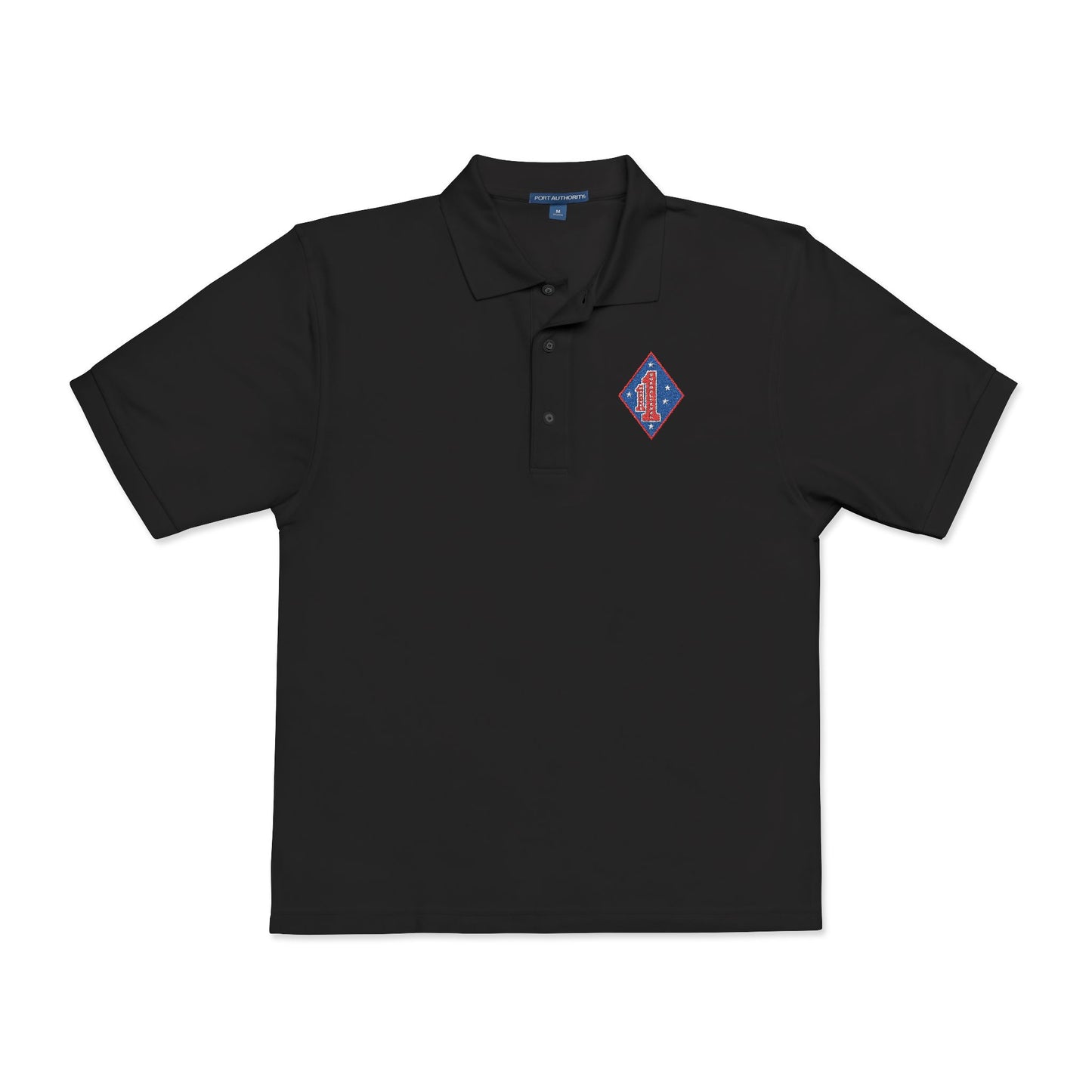 1st Marines Embroided Polo Full Color