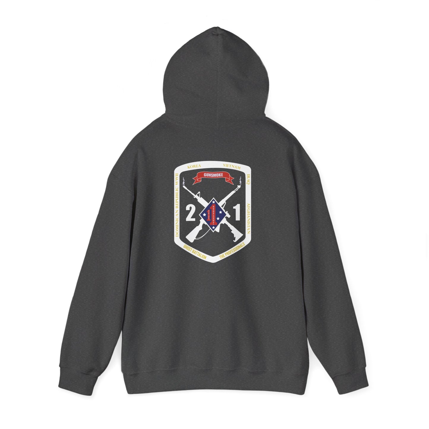 2nd Battalion 1st Marines White Logo Unit Hoodie