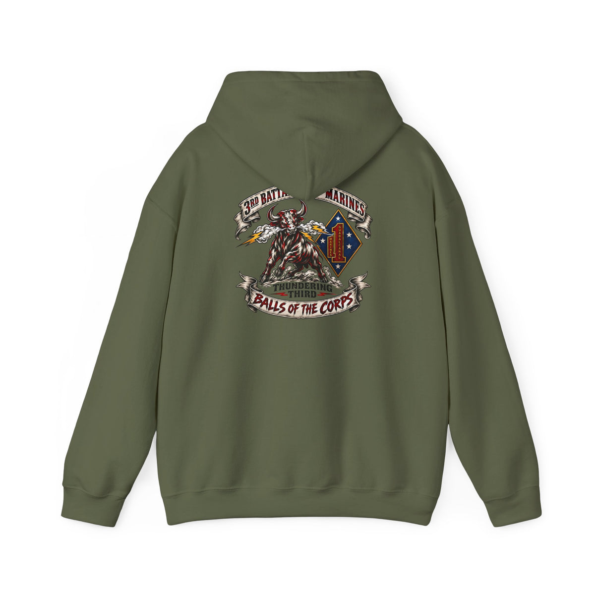 3rd Battalion 1st Marines Unit Hoodie Remake