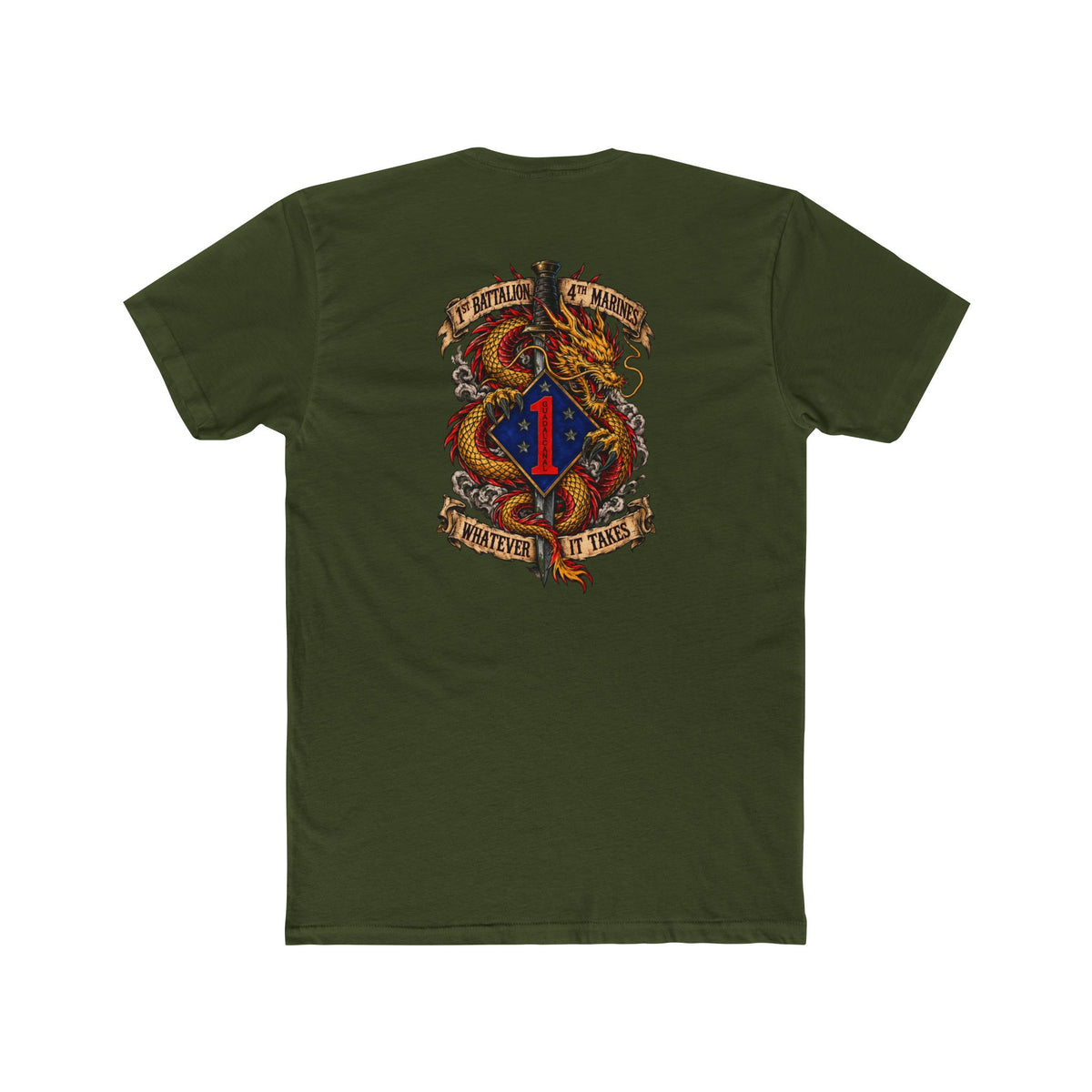 1st Battalion 4th Marines Unit Tee Remake