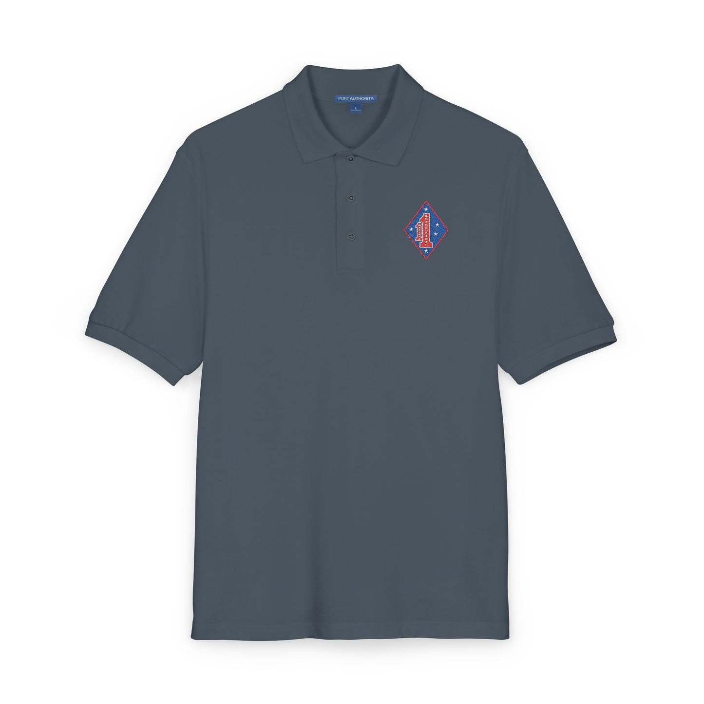 1st Marines Embroided Polo Full Color