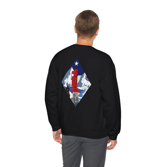 1st Battalion 1st Marines Charlie Co. Black Unit Crewneck Sweater